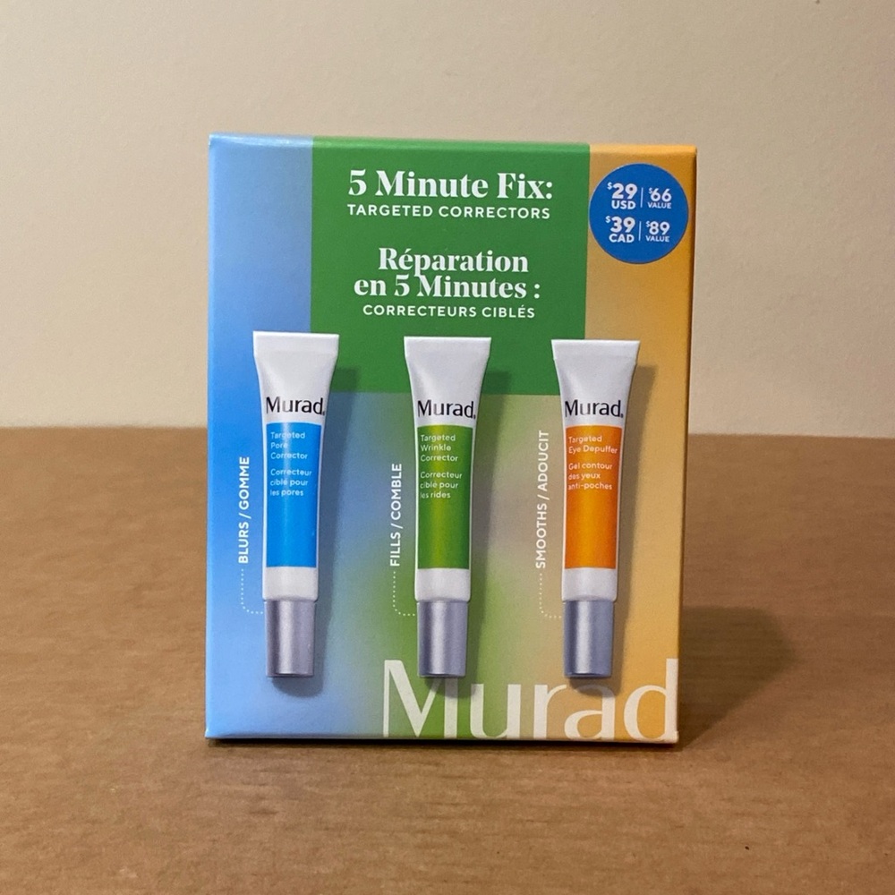 Murad 5 Minute Fix: Targeted Correctors ~ Pore Corrector, Eye Depuffer & Wrinkle